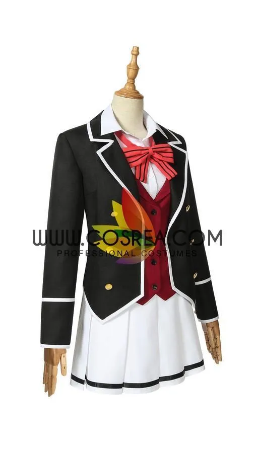 Juliet Persia Cosplay Costume - Black Dogs House Boarding School Female Uniform