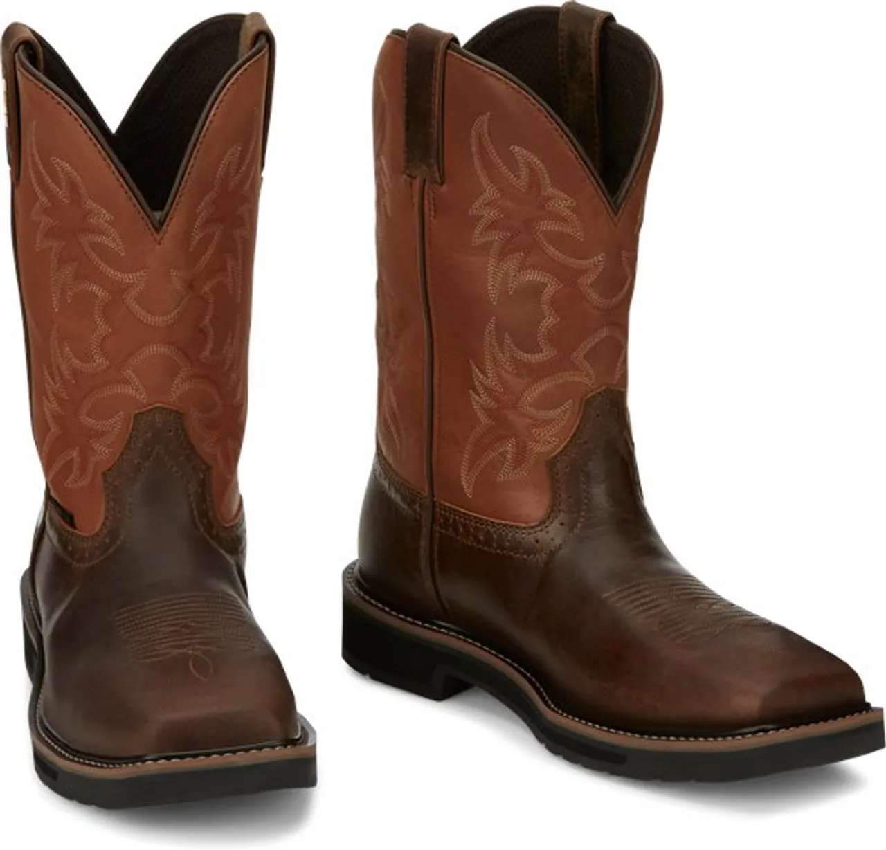 Justin Mens Boots SE4300 11 Actuator Comp Toe" Brown