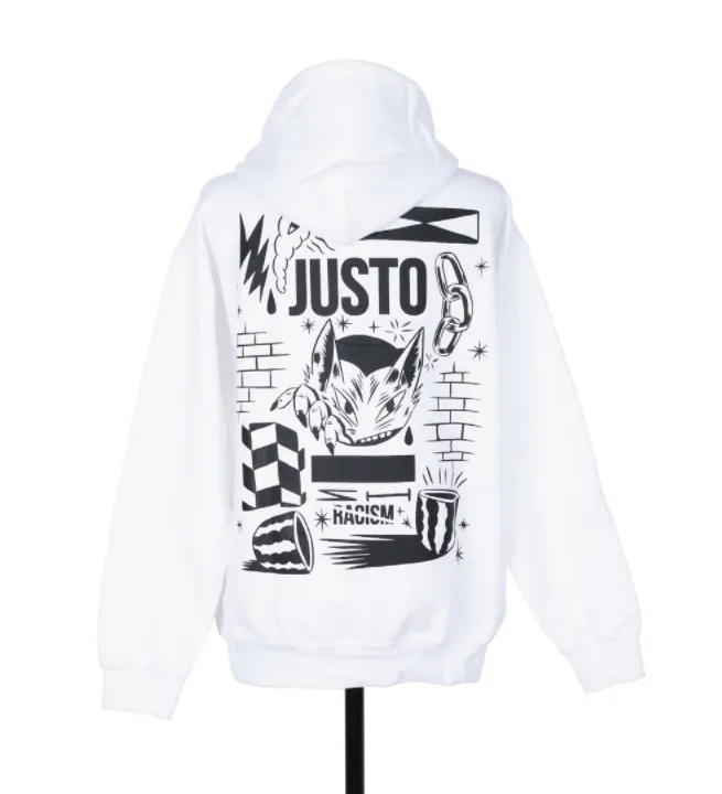 Justo Unisex Street Style Cotton Oversized Plain Shirt