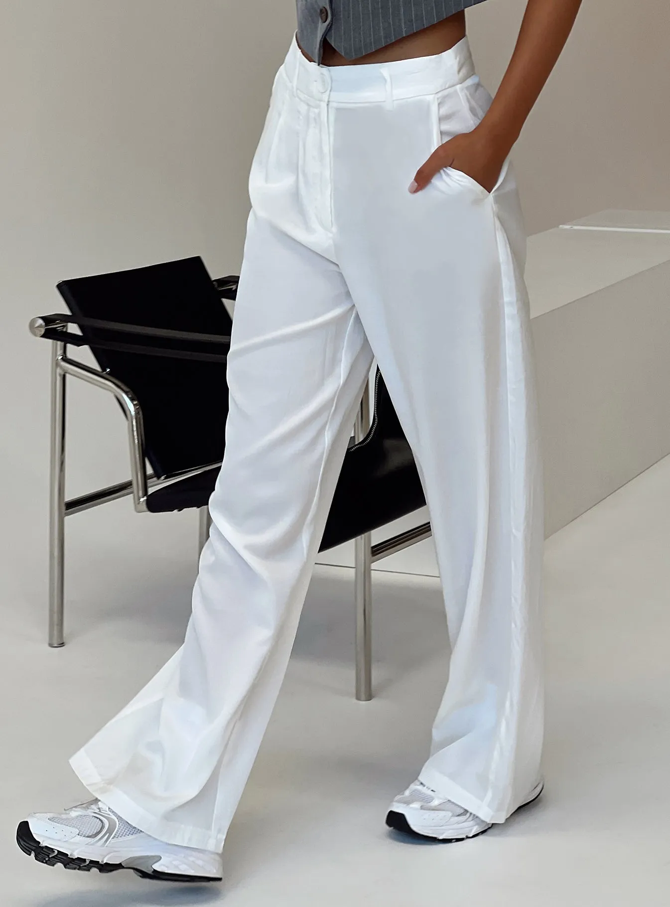 Kacey White Pants - Google friendly