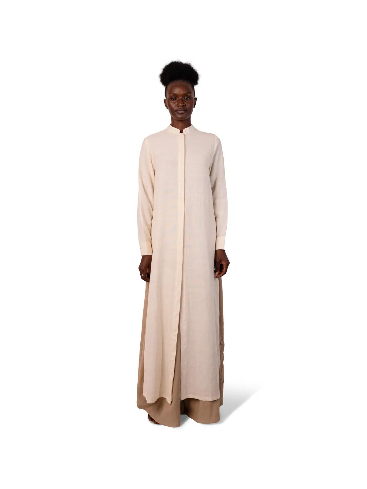 Kanzu Shirt: A traditional African shirt made from high-quality fabric, available in various designs and sizes. Perfect for cult