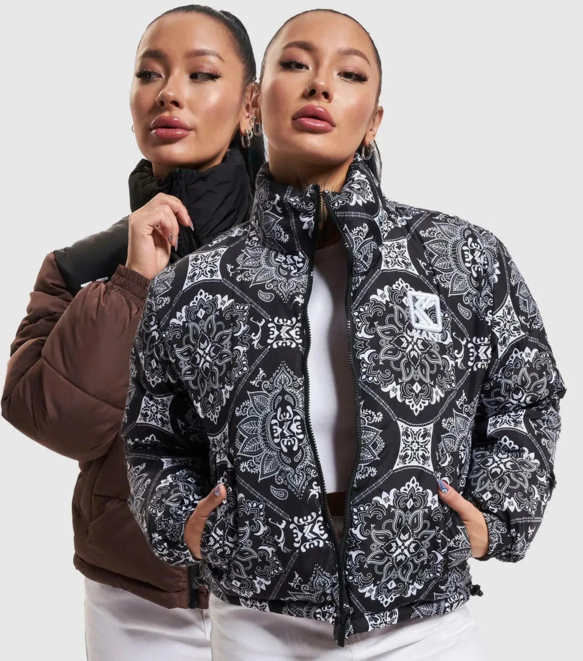 Karl Kani Paisley Puffer Jacket - Women