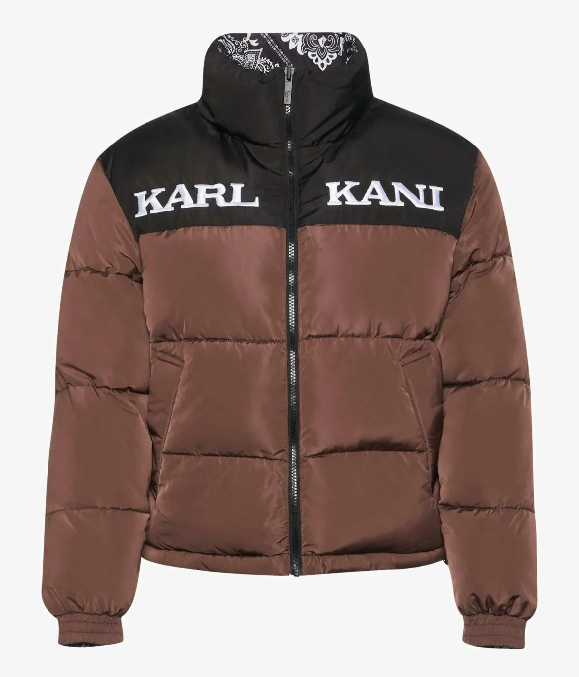 Karl Kani Paisley Puffer Jacket - Women