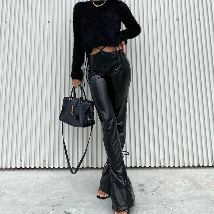 Kayta Leather Pants - Shop Now