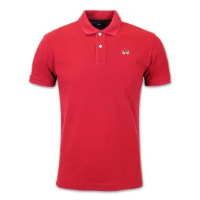 La Martina - Formula One Red Slim Fit Pique Polo Shirt