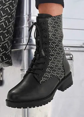 LASCANA Printed Vegan Ankle Boots