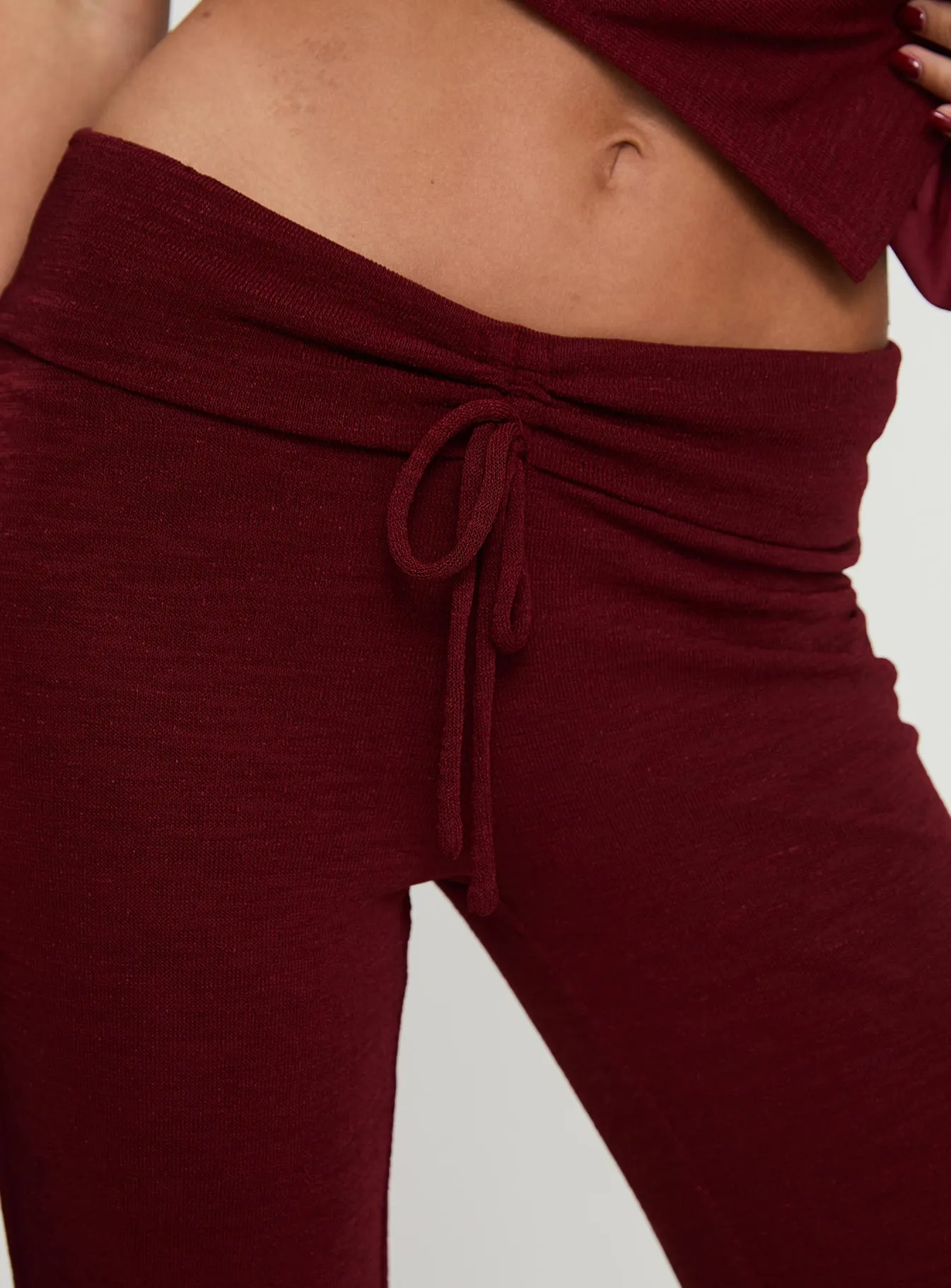 Laurenita Burgundy Pants | Shop Now