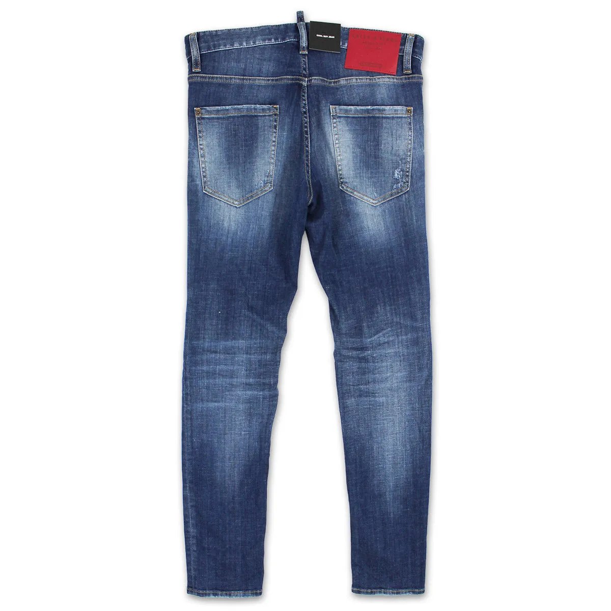 Light Wash Cool Guy Jeans in Blue - DSQUARED2 Distressed