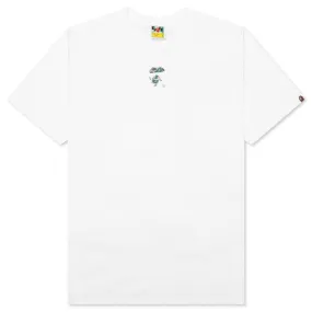 Liquid Camo Ape Face T-shirt - White