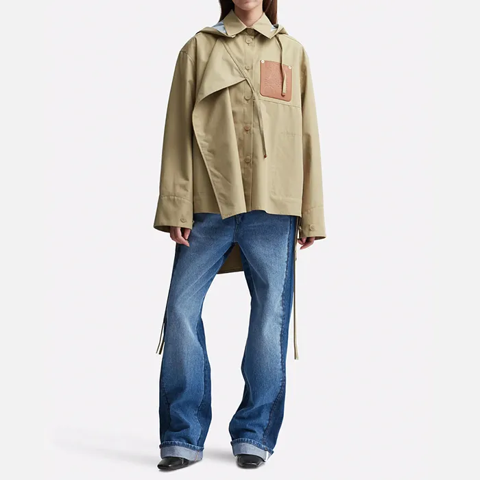 Loewe long sleeves plain cotton oversized logo