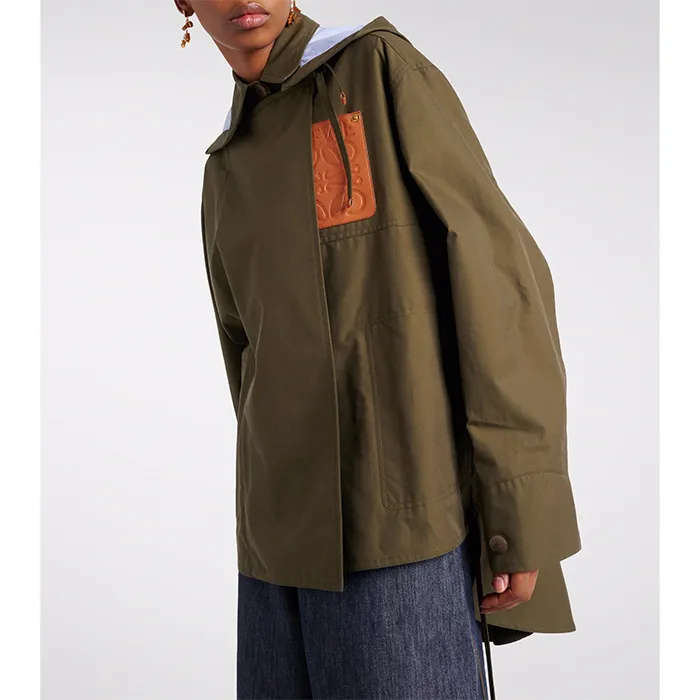 Loewe long sleeves plain cotton oversized logo