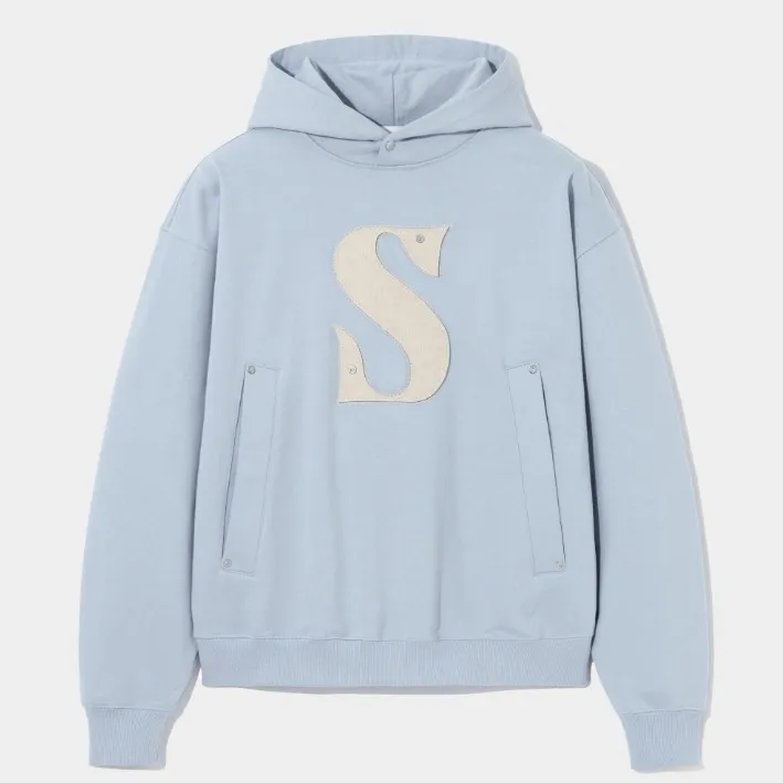 Long Sleeve Plain Cotton Hoodies | SATUR Unisex Street Style Logo