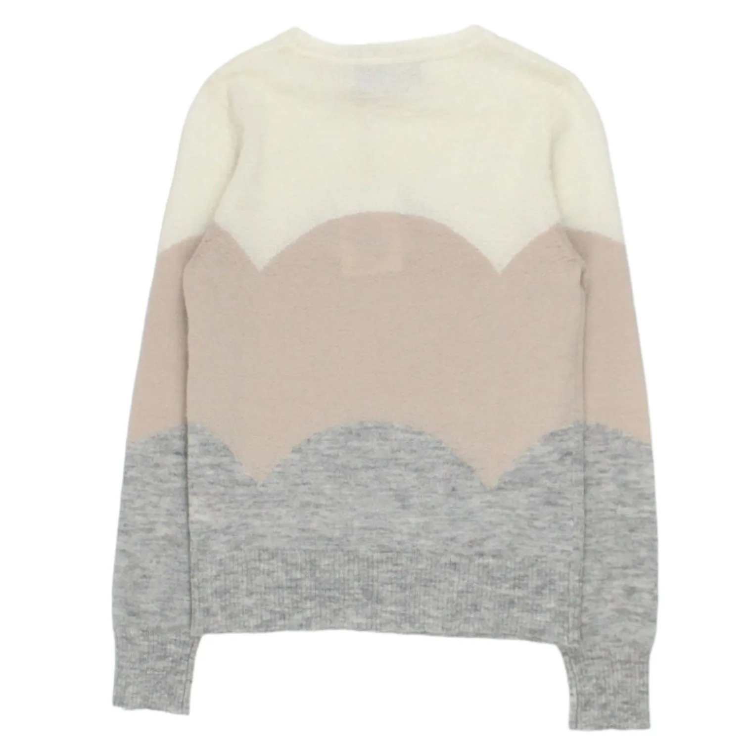 L'Orla Cream/Grey Mohair Sweater