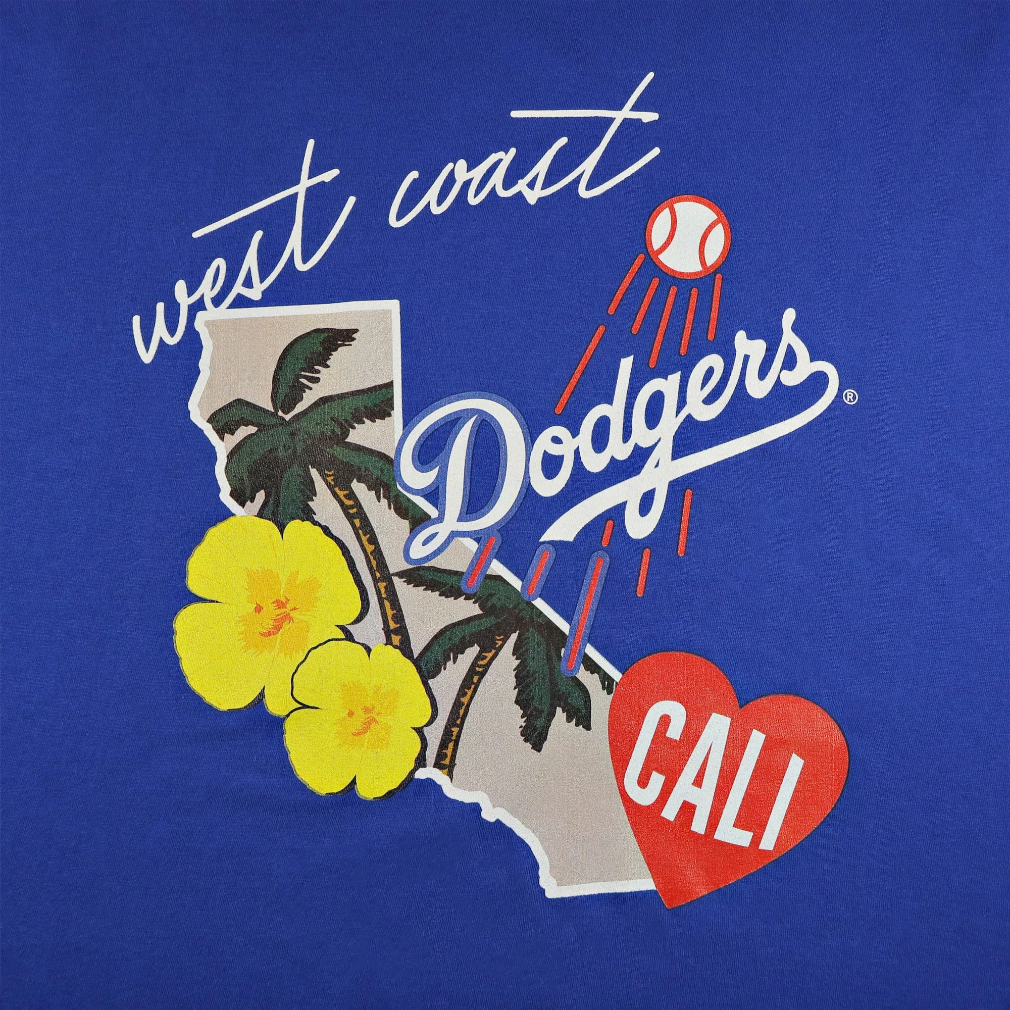 Los Angeles Dodgers City Cluster Royal T-Shirt