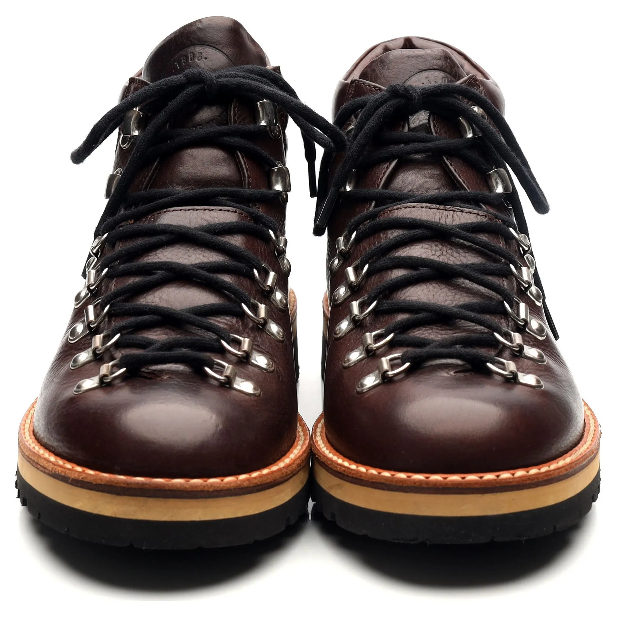 'M120' Dark Brown Leather Hiker Boots UK 7 EU 41