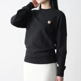 Maison Kitsune | Crew Neck Long Sleeves Plain Cotton Logo Unisex