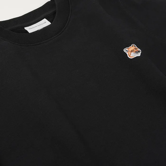 Maison Kitsune | Crew Neck Long Sleeves Plain Cotton Logo Unisex