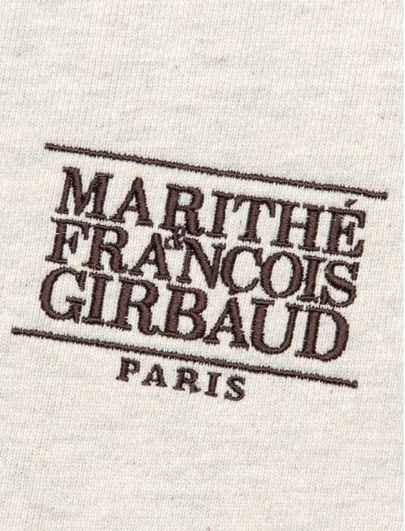 Marithe and Francois Girbaud Long Sleeves Cotton Logo - Unisex Street Style