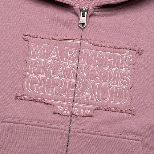 Marithe Francois Girbaud unisex street style logo hoodies sweatshirts