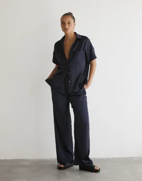 Martha Navy Pants