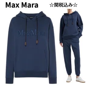 Max Mara Oversized Logo Long Sleeves Plain Cotton