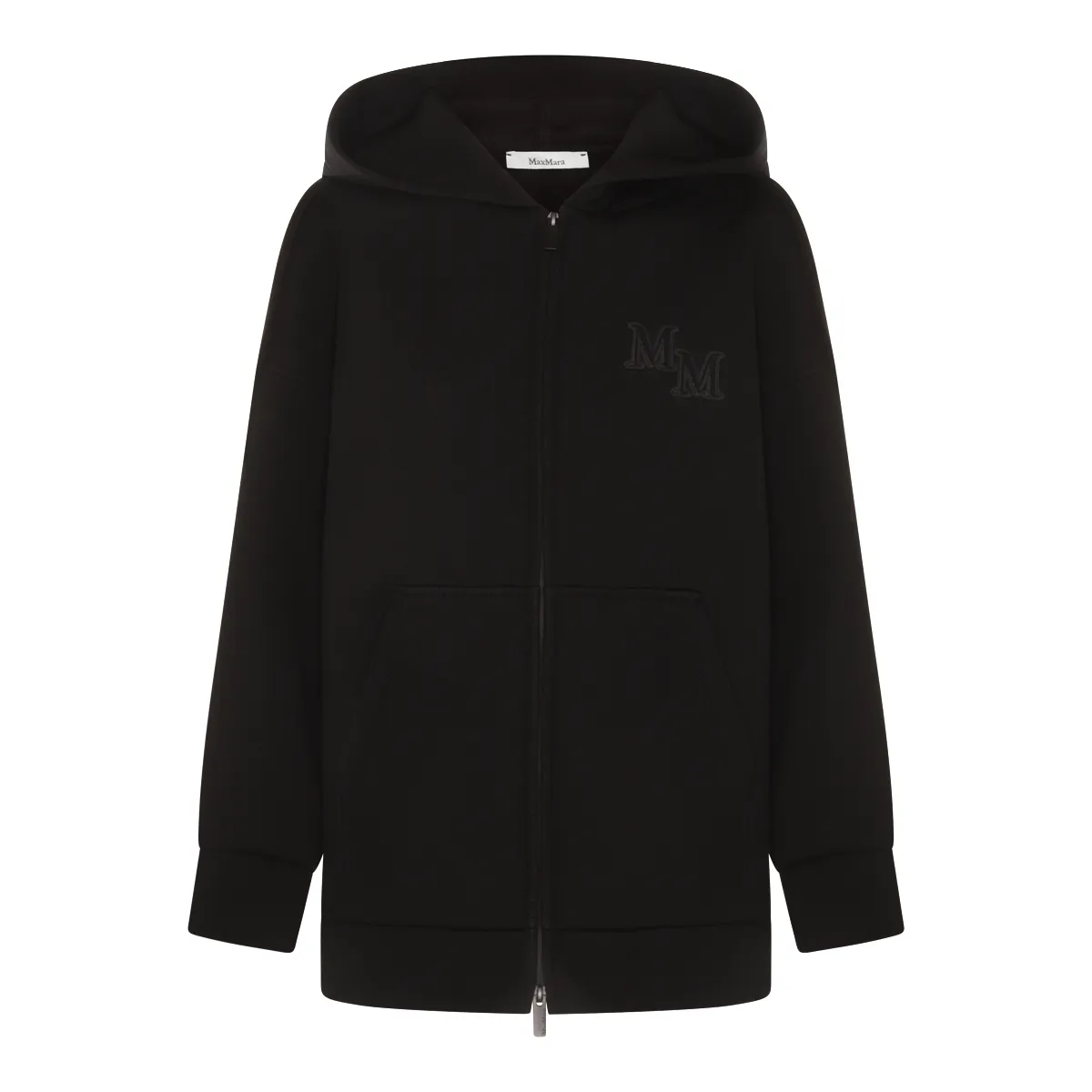 MaxMara | Wool Long Sleeve Plain Bridal Logo Hoodies & Sweatshirts