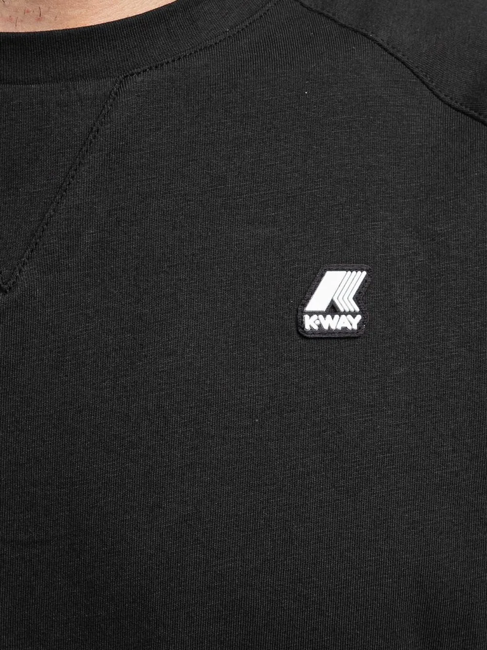 mens black K-Way t-shirt