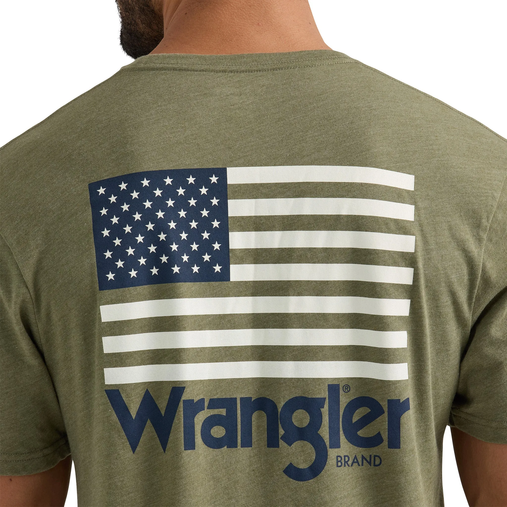 Men's Stars & Stripes Flag Graphic Tee by Wrangler