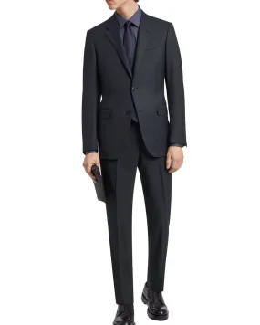 Micron Navy Suit - Buy now for a stylish and sophisticated look. Perfect for any occasion, this sleek and well-tailored suit exu