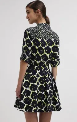 Midnight Print Dress can be rewritten as Elegant Dark Print Dress for better search engine optimization.