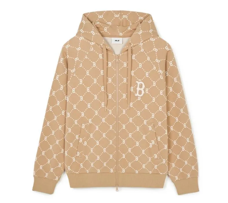 Monogram Unisex MLB Street Style Logo Hoodies & Sweatshirts - Shop Now