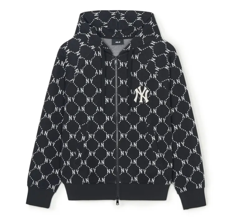 Monogram Unisex MLB Street Style Logo Hoodies & Sweatshirts - Shop Now