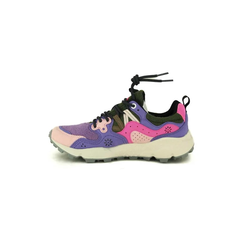 Multicolor women's sneakers, purple