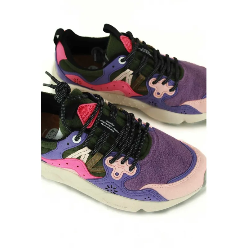 Multicolor women's sneakers, purple