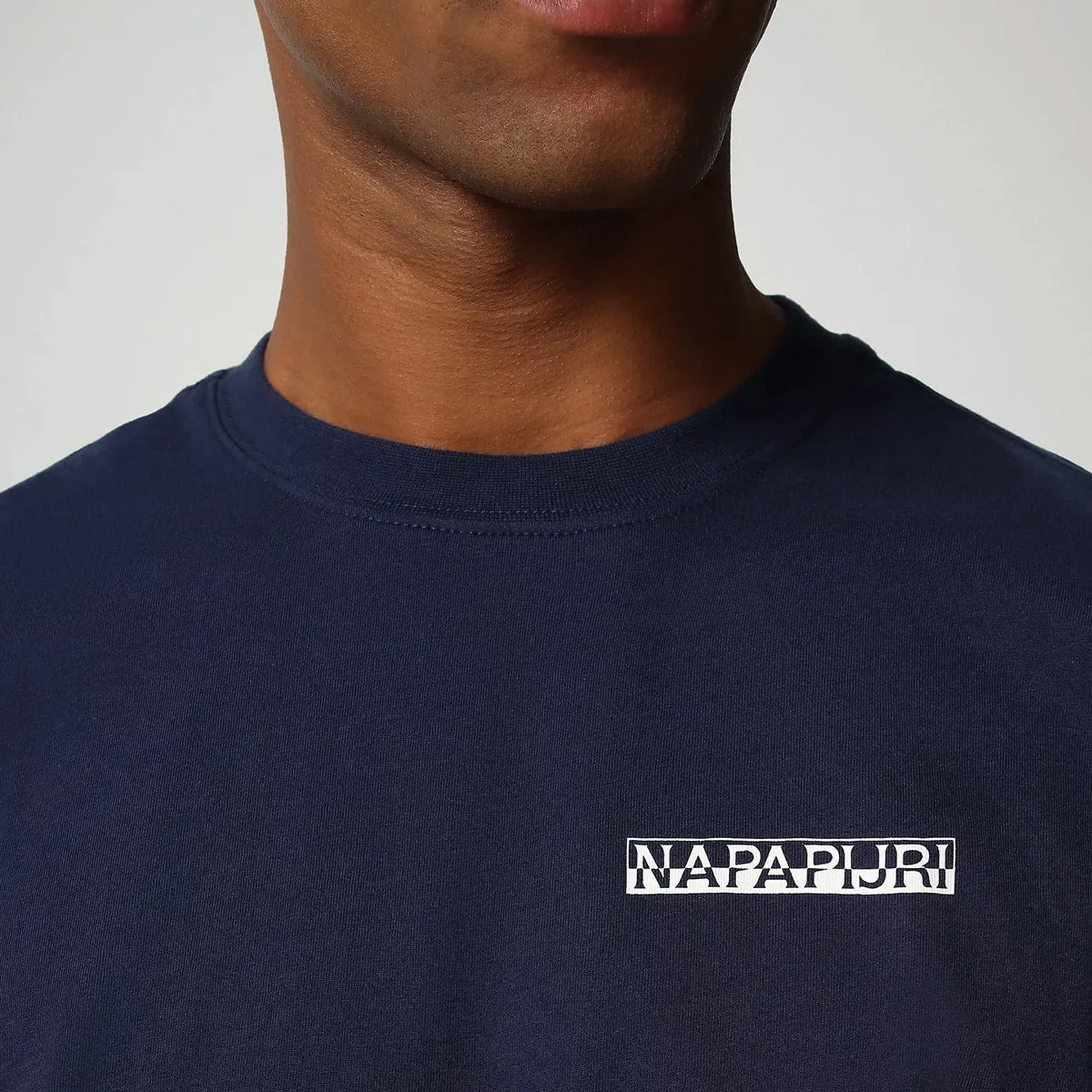 Napapijri Medieval Blue S-Surf Logo T-Shirt