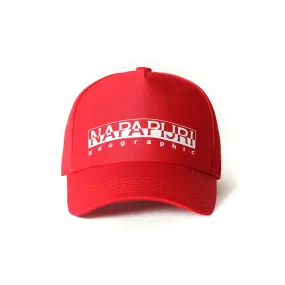 Napapijri - Old Red Framing Logo Cap