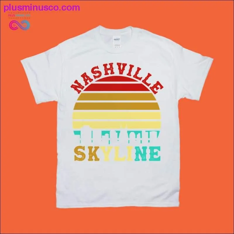 Nashville Skyline T-Shirts | Retro Sunset Designs