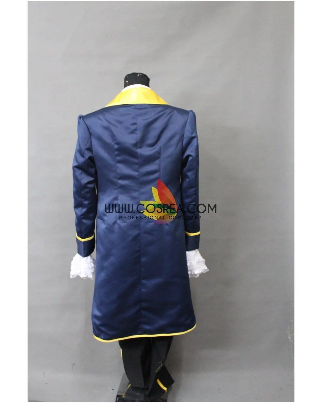 Navy Blue Satin Beauty and Beast Cosplay Costume - Prince Style