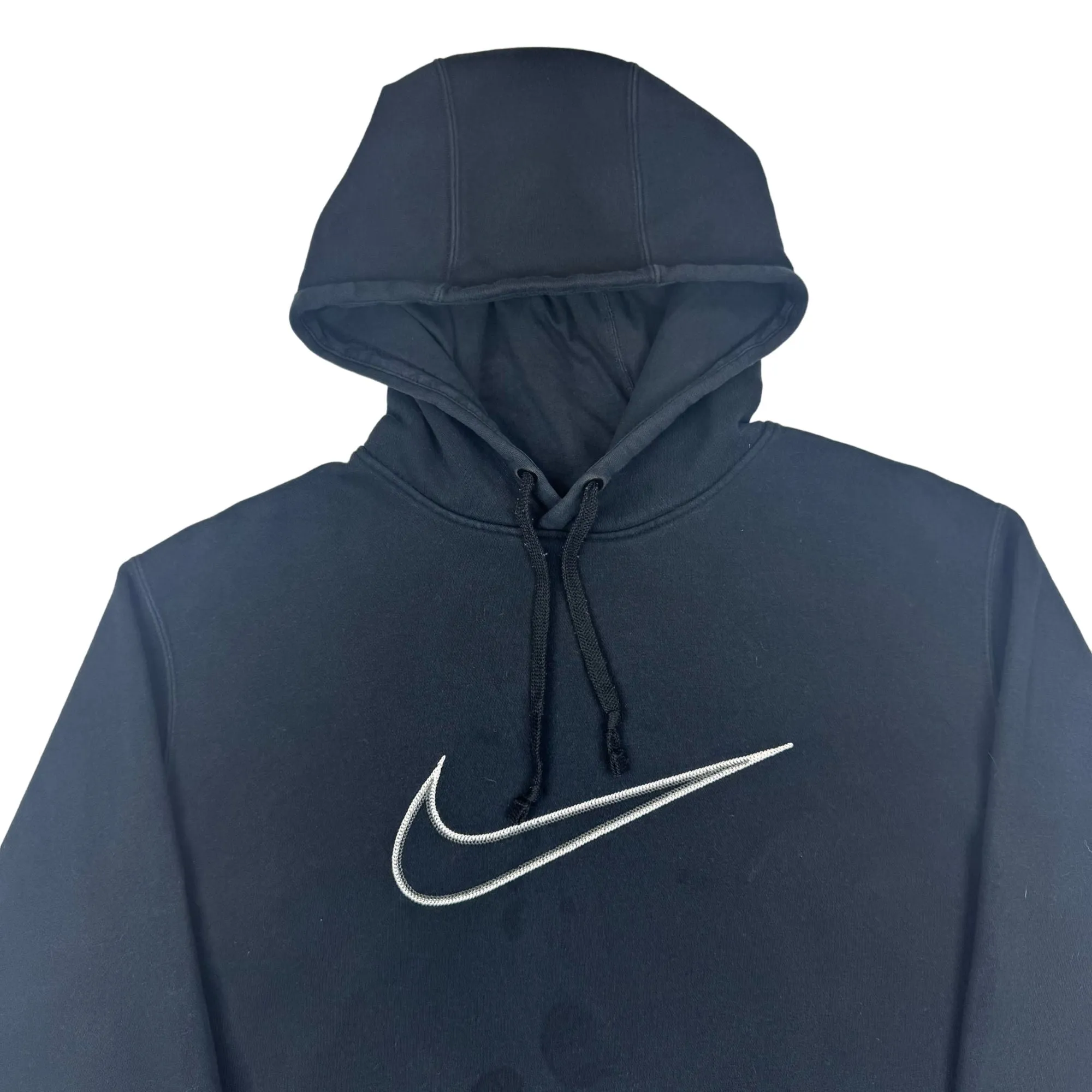 Nike Centre Swoosh Pullover Hoodie Black