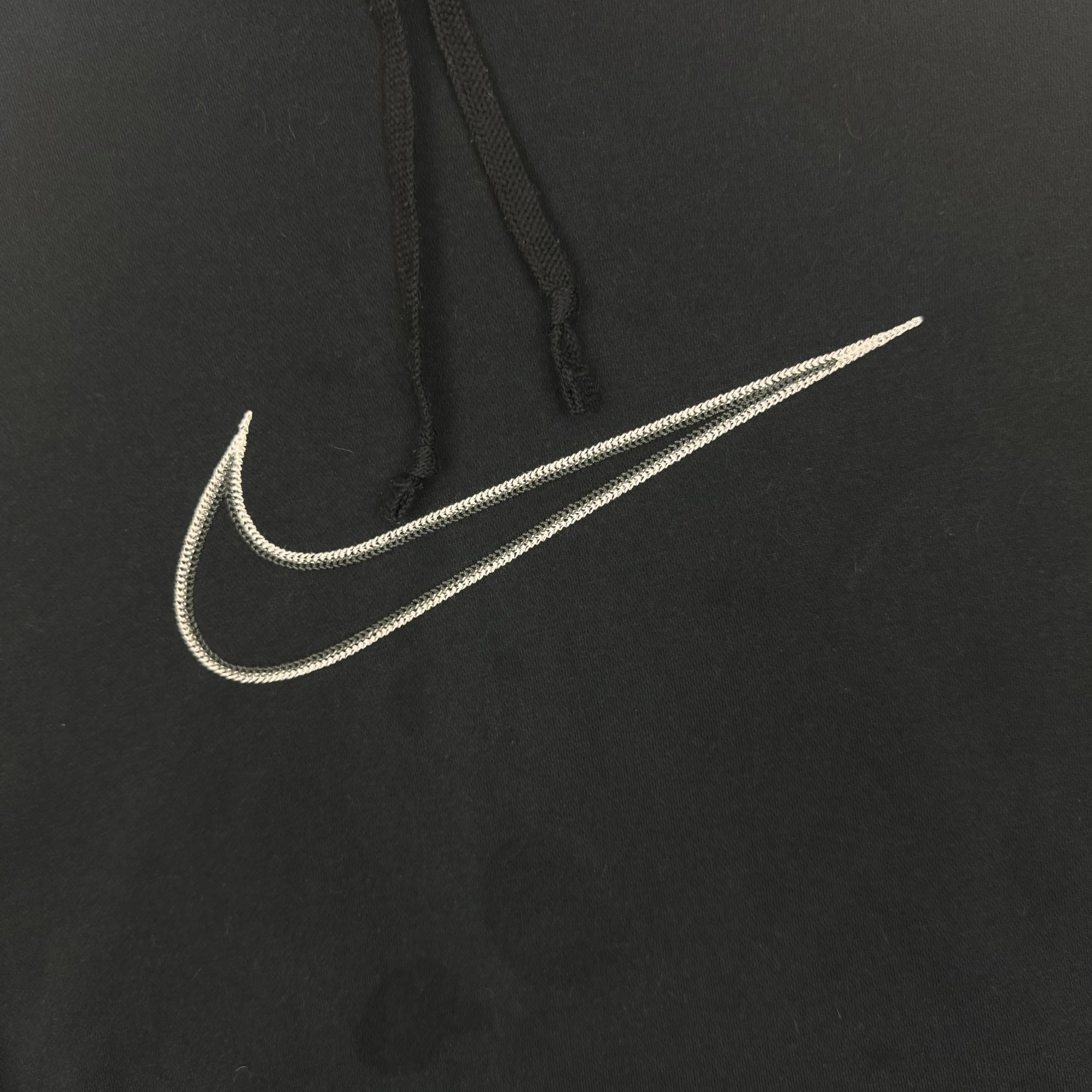 Nike Centre Swoosh Pullover Hoodie Black