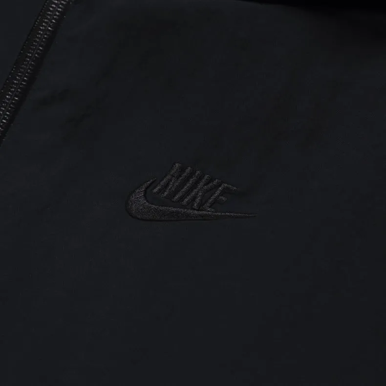 Nike Full-Zip Lined Hooded Jacket (Black/Black)