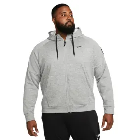 Nike Men's Therma-Fit Full-Zip Hooded Grey Jacket