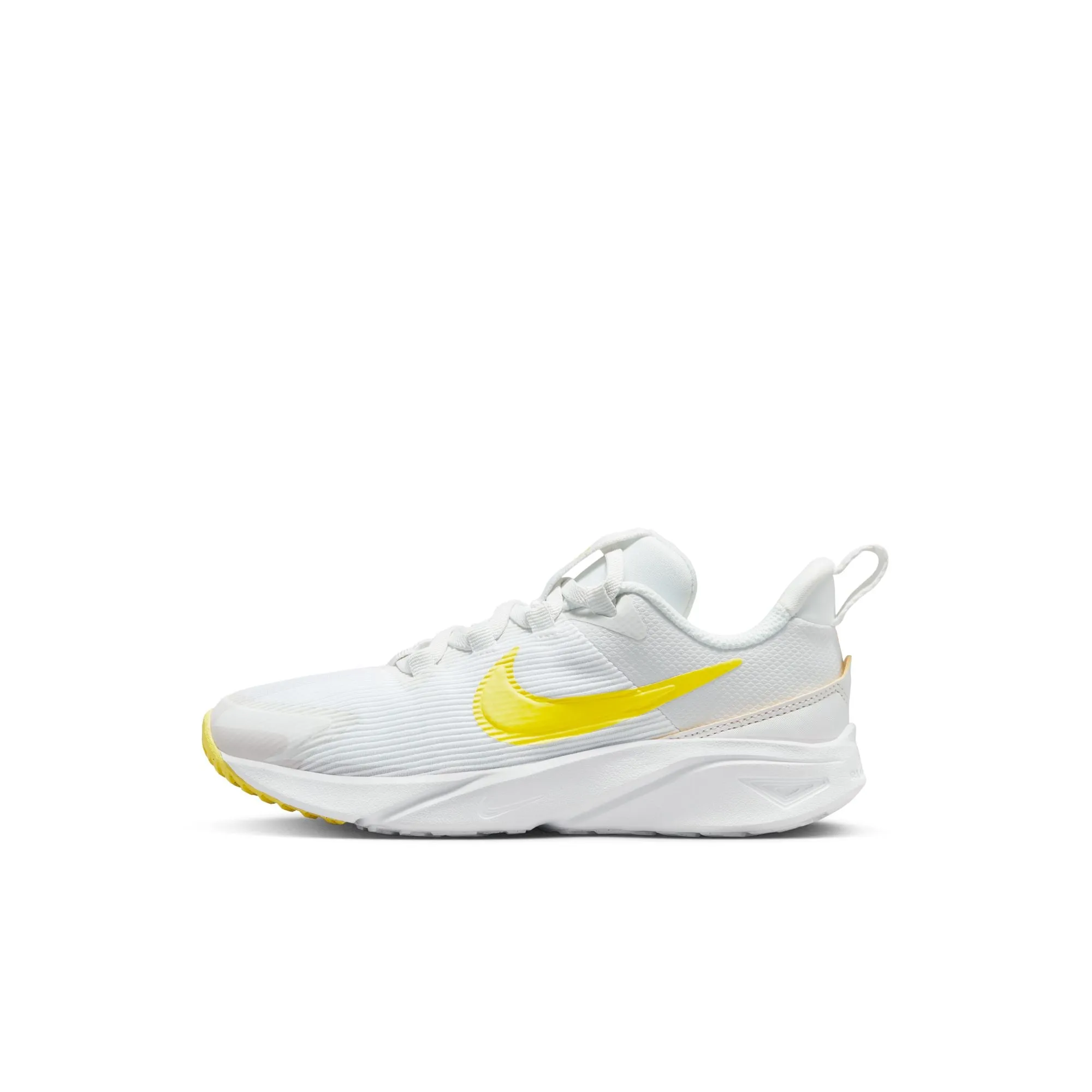 Nike Star Runner 4 Children's Sneaker - Summit White/Opti Yellow