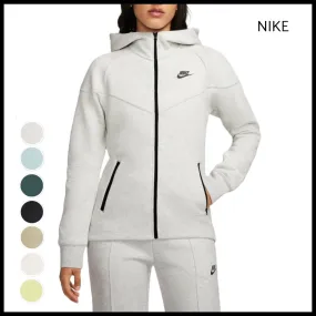 Nike Street Style Long Sleeves Plain Logo Hoodies Sweatshirts