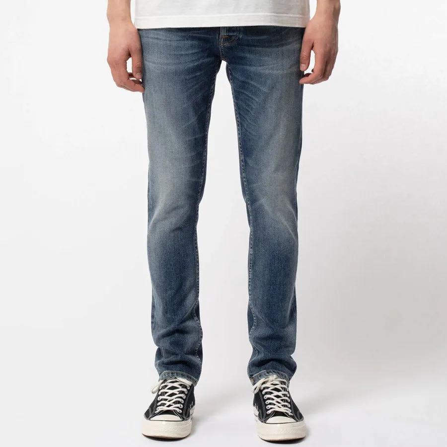 Nudie Jeans - Indigo Feeling Wash Grim Tim Jeans.