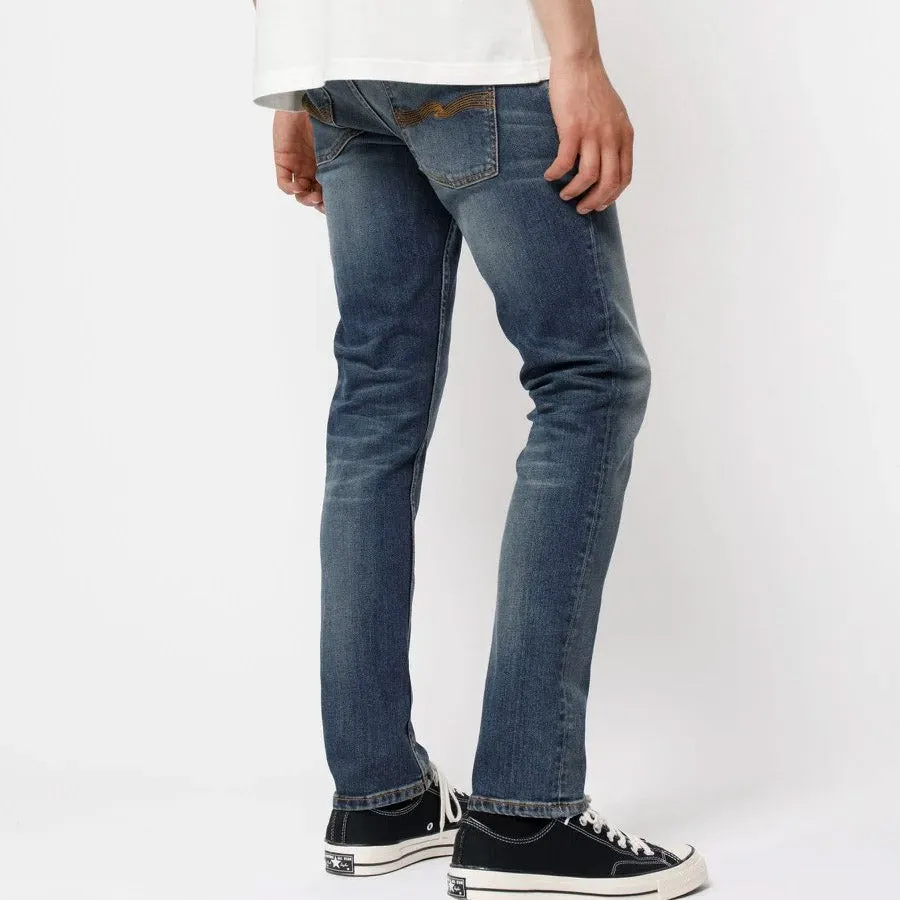 Nudie Jeans - Indigo Feeling Wash Grim Tim Jeans.