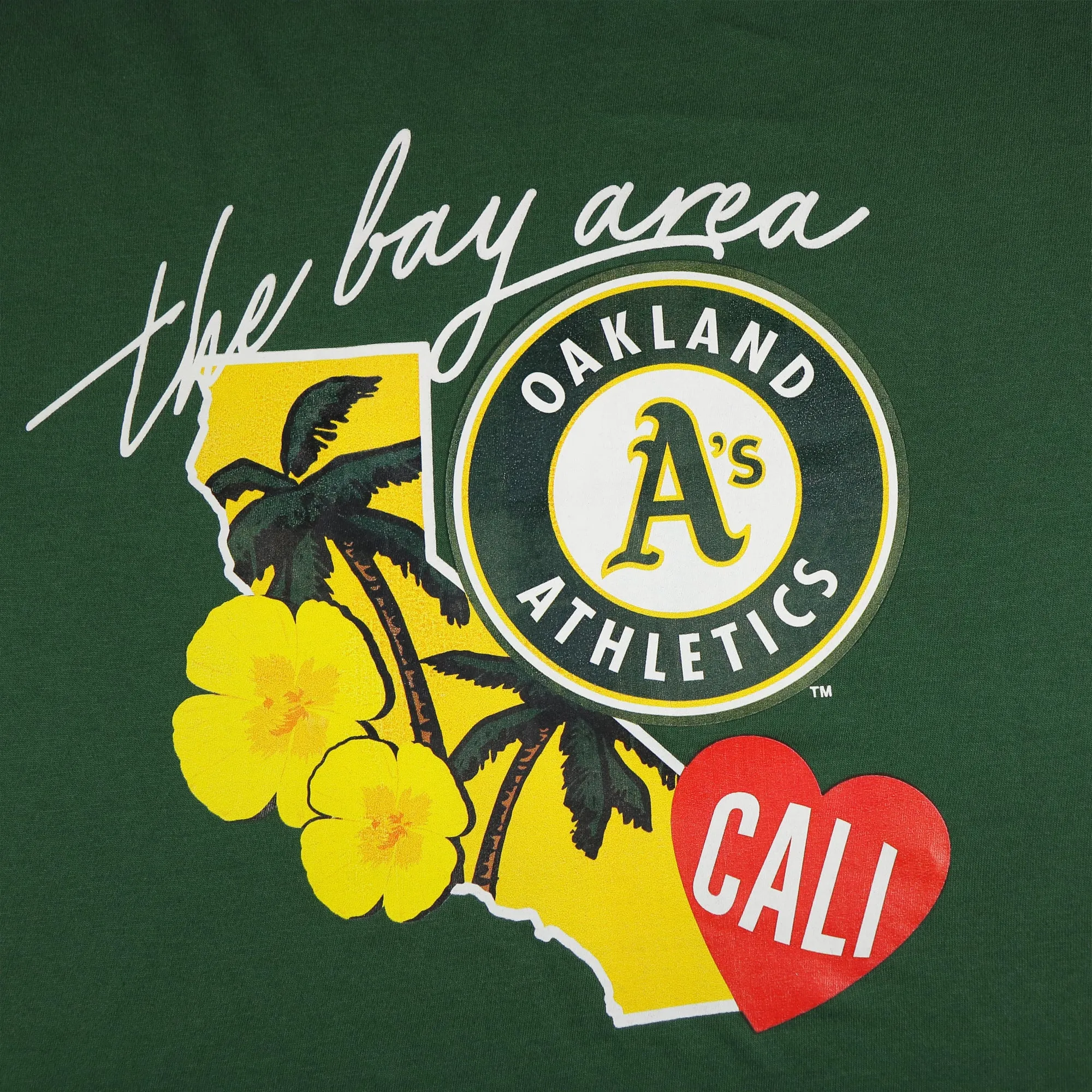 Oakland Athletics Cluster 59Fifty Fitted Green T-Shirt