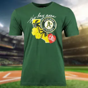 Oakland Athletics Cluster 59Fifty Fitted Green T-Shirt