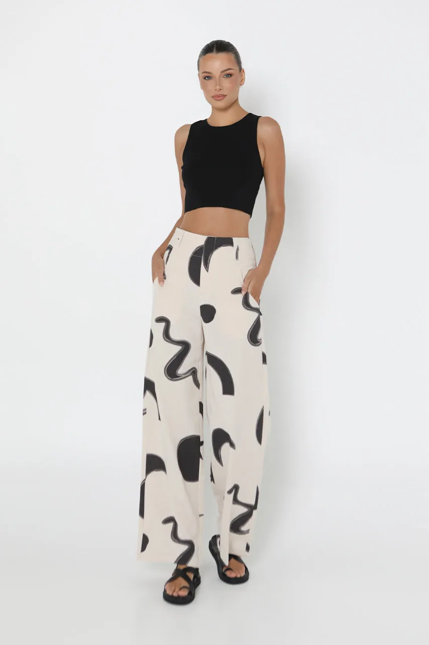 Oaklyn Abstract Pants