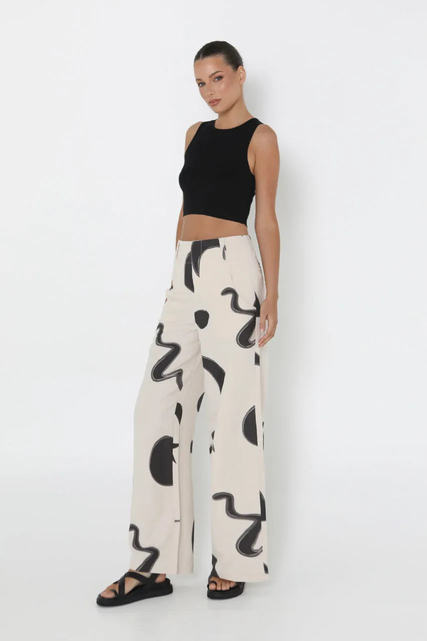 Oaklyn Abstract Pants